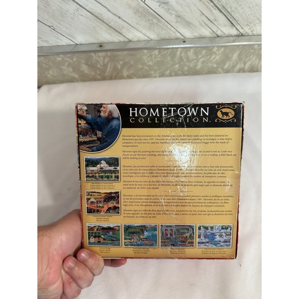 Mega Puzzles-Dinosaur Museum-Hometown Collection By Heronim-1000 Piece Puzzle